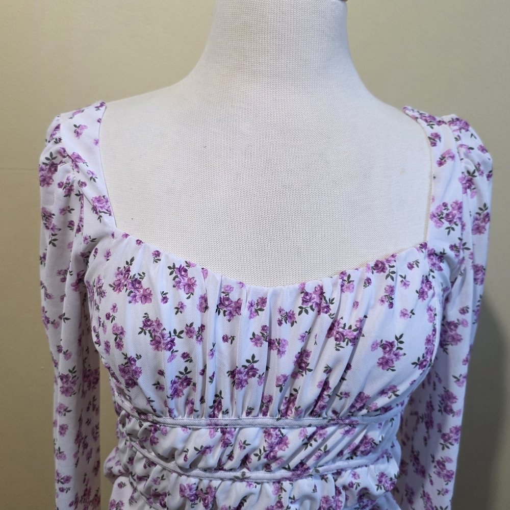 Floral Long Sleeve Dress